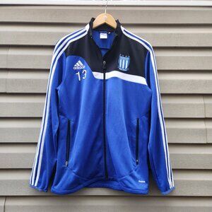 Y2k Adidas Number 13 Three Stripes New Jersey Seyraville Club Mens Size Small